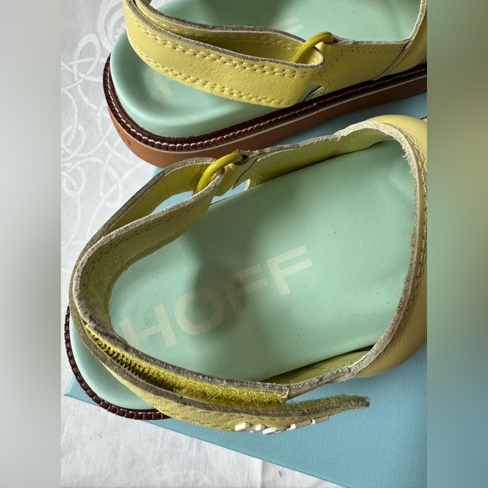 The Hoff Brand Road Lime Sandals - Picture 12 of 14